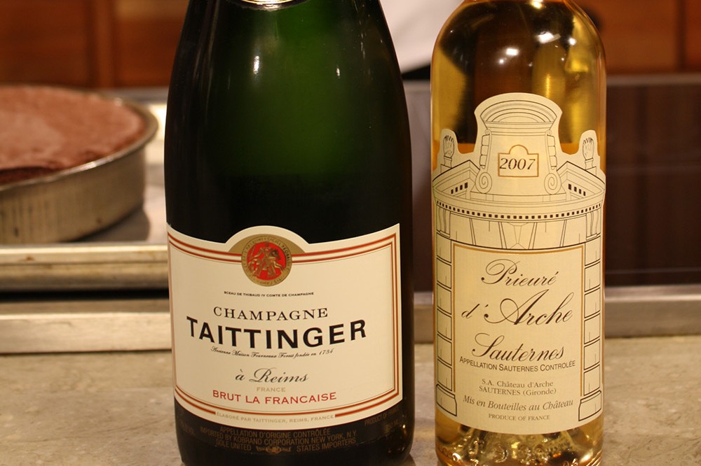 Champagne Taittinger  Prieure d Arche Sauternes