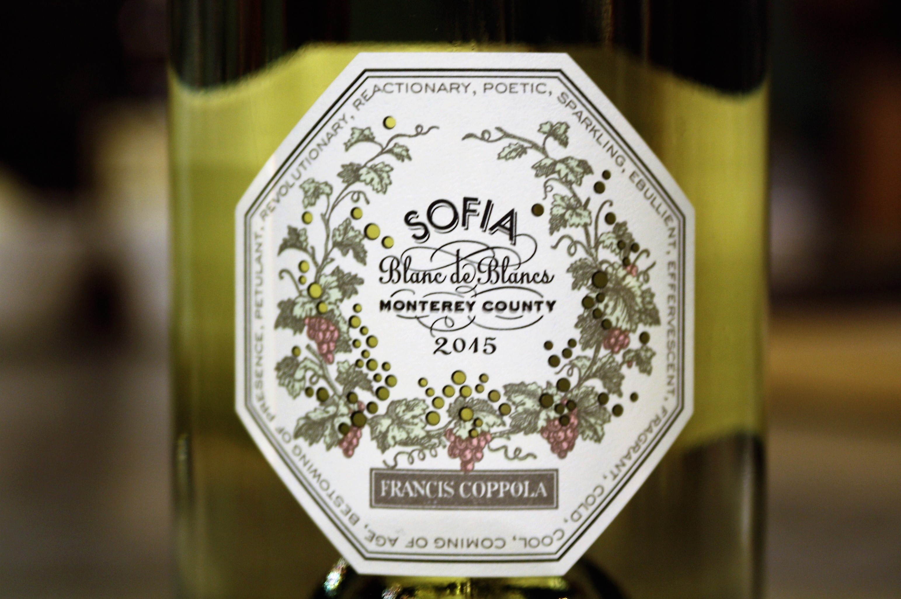 Francis Ford Coppola Winery, Monterey County Brut Blanc de Blancs Sofia (2015)